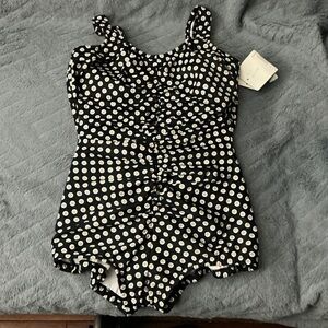 Polka Dot One Piece Swimsuit